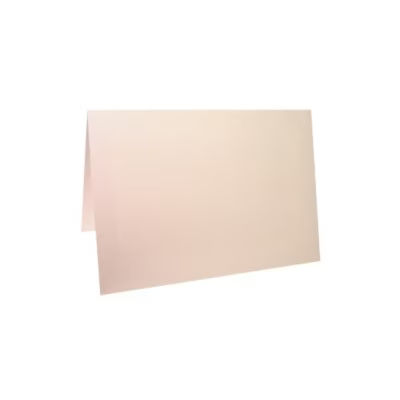 Linwood 7 1/4" x 5 1/8" Linen Blank Card White 50 Pieces P200