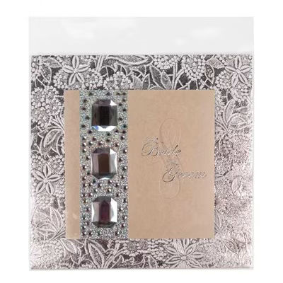 Protective Closure Flap Seal Clear Bags - Great for Small Lino Prints Bag Size: 8 1/4" x 8 1/16" 100 Bags Crystal Clear Bags