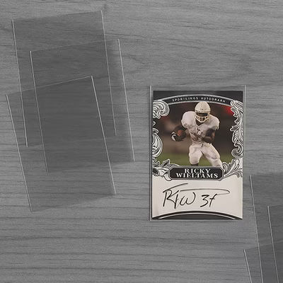 Small Size Open Ended No Flap Crystal Clear Sleeves For Cards and Small Prints Bag Size: 2 5/8" x 3 5/8" 100 Bags Crystal Clear Bags