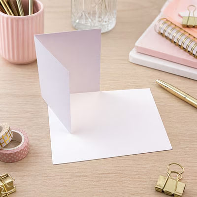 A7 7" x 4 7/8" Cougar Blank Card White 50 Pieces PC001