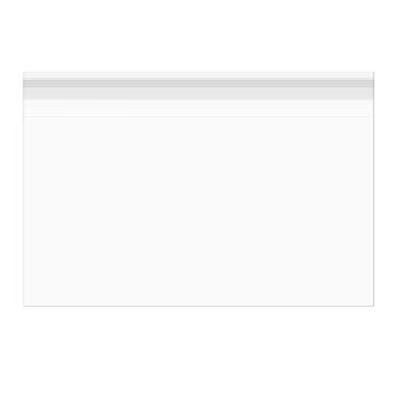 Laminated Crystal Clear Bags® with Flap 9 1/4" x 6 1/4" 100 pack