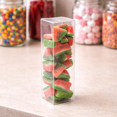 Crystal Clear Boxes® Pop & Lock 1 9/16" x 1 9/16" x 6 1/16" 25 pack
