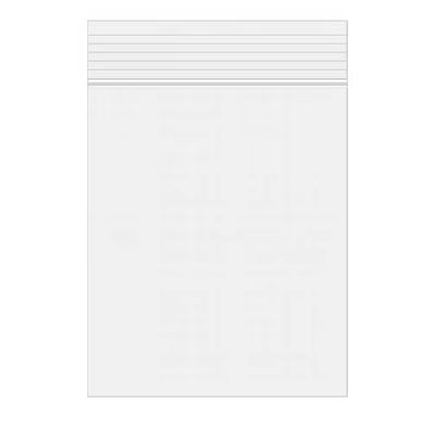 14" x 24" LDPE Clear Zip Bags 4 Mil 50 Pieces 4PE1424