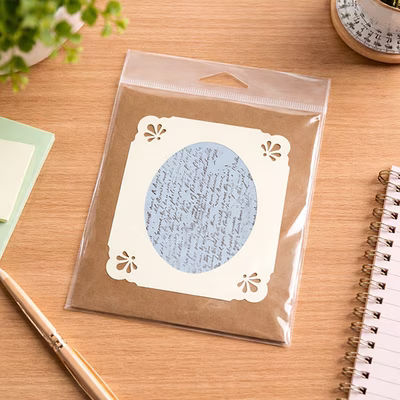 Crystal Clear Hanging Protective Closure Bags 4 5/8" x 5 3/4" 100 pack