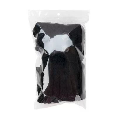 Crystal Clear Zip Bags + Round Hang Hole 5" x 8" 100 pack