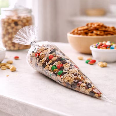 Heavy Duty Laminated Cone Bag 6" x 12" 100 pack