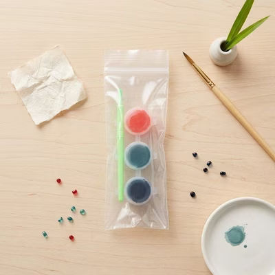 LDPE Clear Zip Top Bags 2" x 5" 100 pack