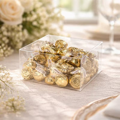 Crystal Clear Value Boxes 4" x 4" x 2" 50 pack