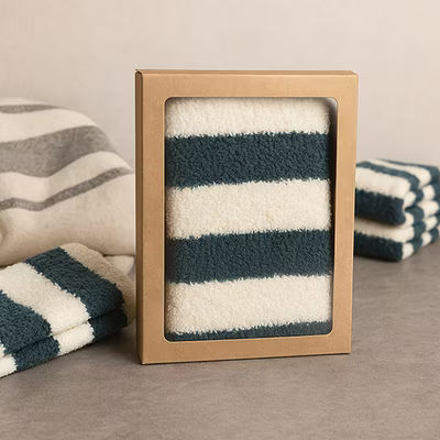 Kraft Paper Window Box with Attached PET Sheet A7 5 3/8" x 5/8" x 7 3/8" 25 pack
