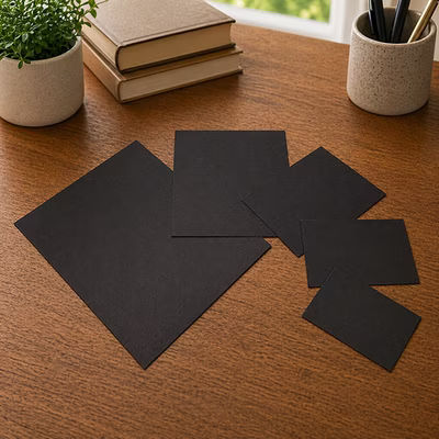 6" x 8" ClearBags 4-Ply Black Backing Board