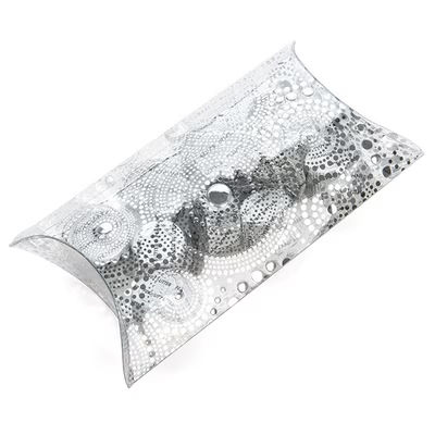 Clear Pillow Box - Great For Necklaces Earrings Chocolate Box Size: 3 15/16" x 1 9/16" x 6 11/16"| 25 Boxes Crystal Clear Boxes