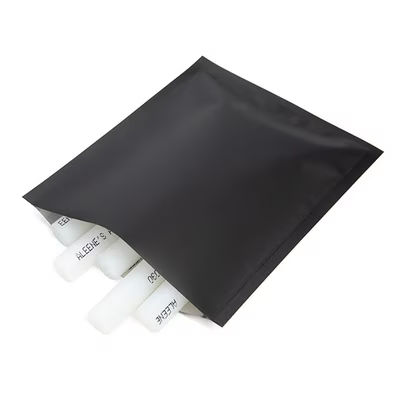 Matte Black Single Use Child Resistant Bags 4" x 5" 100 pack
