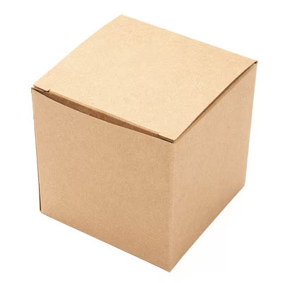 Kraft Pop & Lock Box 3" x 3" x 3" 25 pack