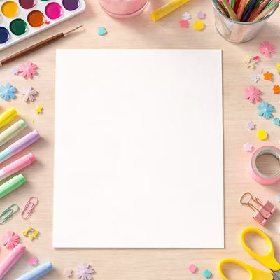 12" x 18" ClearBags Economy 30pt One Sided White Backing Board