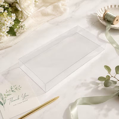 Crystal Clear Slip Cover for Boxes 25 Pack 5 1/16" x 1 1/16" x 12 1/8"