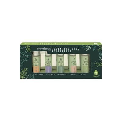 Plus Size Women's Aromatherapy Essential Oils Rollerballs by Pursonic in 5 Pack