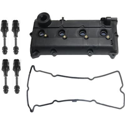 2006 Nissan Sentra 5-Piece Kit Valve Cover, 2.5L, 4 Cyl., With gasket and PCV valve, includes Ignition Coils