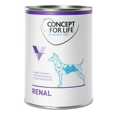 6x400g Renal Concept for Life Veterinary Wet Dog Food
