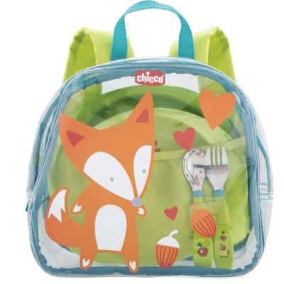 Chicco Set Pappa Svezzamento Il Primo Zaino per Bebé Mesi 18+ 1 pz Alt