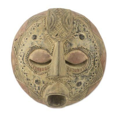 Abundance,'Akan Wood Mask from Ghanaian Artisan'