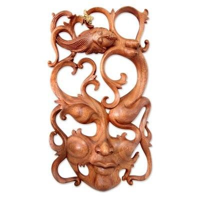 Sensuous Dreams,'Modern Wood Mask from Indonesia'