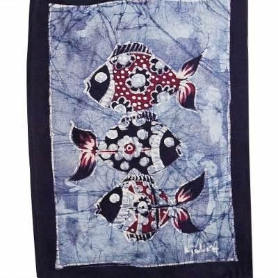 Three Sisters,'Batik Wall Hanging from Africa'