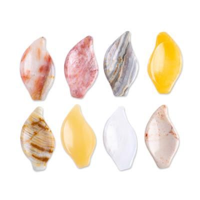 Dream Arrows,'Set of 2 Reclaimed Marble Stress-Relieving Stones'