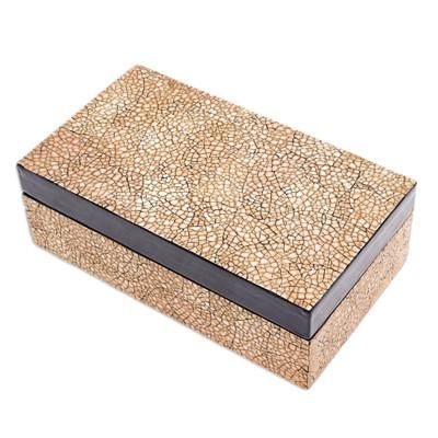 Quiet Galaxy,'Thai Eggshell Mosaic Decorative Box'