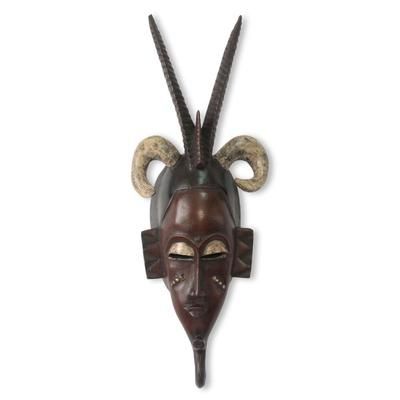 African mask, 'Four Brave Horns'