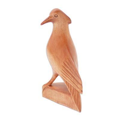 Baby Dove,'Hand Made Suar Wood Bird Sculpture'