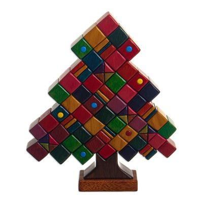 Gifting Tree,'Multicolored Christmas Tree Sculpture'