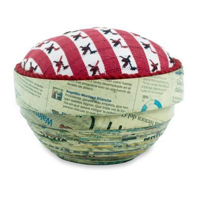 Recycled paper box, 'Birds of San Lucas'