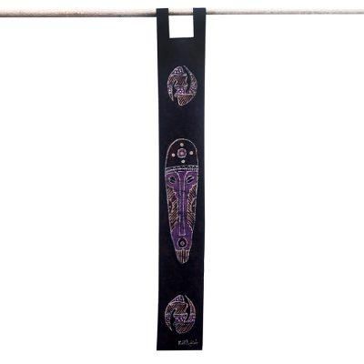 'Culturally-Inspired Batik Cotton Wall Hanging from Ghana'