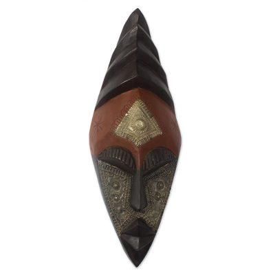 Keeping Order,'Handcrafted Congo Zaire Wood Mask'