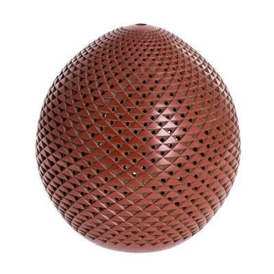 Ancient Volcano,'Handmade Terracotta Candle Shade'