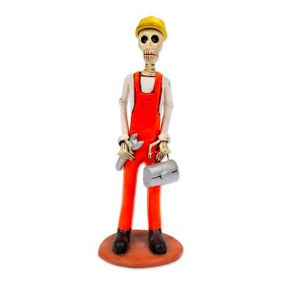 Tradesman Catrin,'Hand Crafted Ceramic Catrin Figurine'