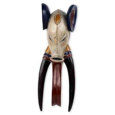 African wood mask, 'Guro Elephant II'