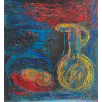 'Andean Culture' - Peru Fine Art Original Oil Expressionist Painting