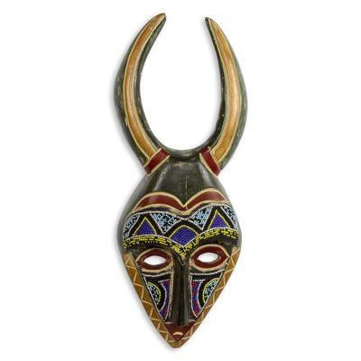 African wood mask, 'Bapende Celebration'
