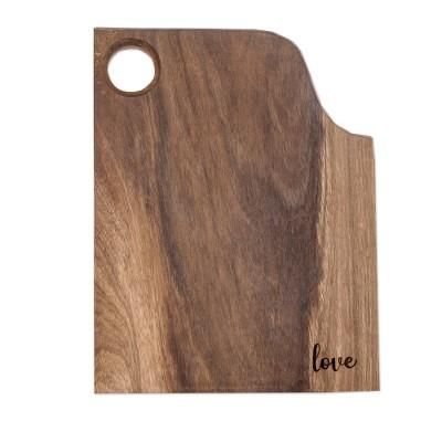Love,'Wood Cutting or Serving Board Handcrafted in Guatemala'