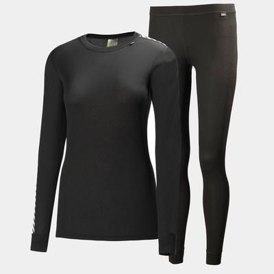 Helly Hansen Women's HH Comfort Light Base Layer Set Black M