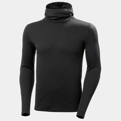 Helly Hansen Men's Lifa Merino Midweight Hoodie Black XL