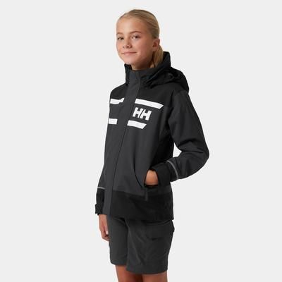 Helly Hansen Juniors' Salt Port 2.0 Jacket Grey 128/8