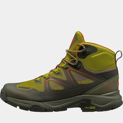 Helly Hansen Men's Cascade Mid Low-Cut Helly Tech Boots Green 11