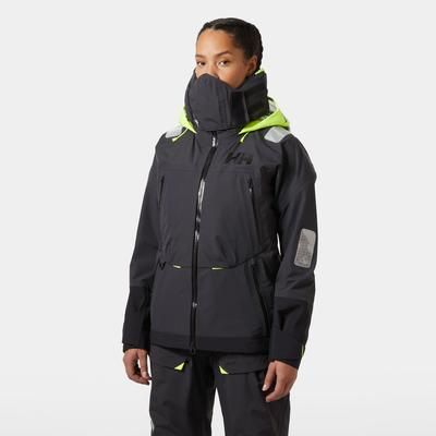 Helly Hansen Women's Aegir Race Sailing Jacket 2.0 Grey L