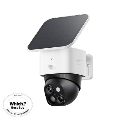 SoloCam S340 Wireless Outdoor Security Camera with Dual Lens and Solar Panel