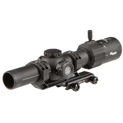 SIG SAUER Tango MRS 1-6X24mm Rifle Scope 30mm Tube First Focal Plane Illuminated BDC6 0.5 MOA Black SOTM61002
