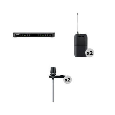 Shure BLX Dual-Channel Wireless Cardioid Lavalier Microphone System Kit (J11: 596 BLX88-J11