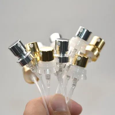 13/15mm Electrochemical Aluminum Atomizing Spray Head Bayonet Type Aluminum Perfume Bottle Matching Nozzle