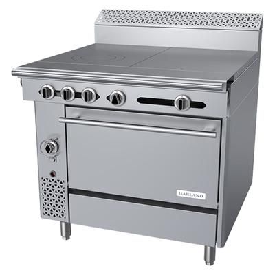 Garland C36-11C NG 36" Commercial Gas Range w/ 2 Hot Tops & Convection Oven, Natural Gas, Stainless Steel, Gas Type: NG